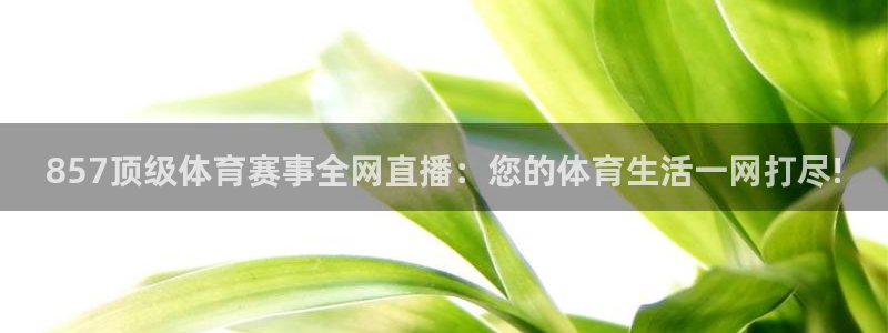 857顶级体育赛事全网直播：您的体育生活一网打尽!